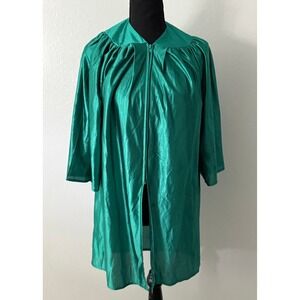 GraduationMall Green Shiny Kids Graduation Robe Gown Size 33 (L) 4'0"-4'2"